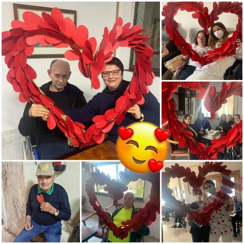Fiesta del amor y la amistad por San Valentín en la Residencia Arapiles