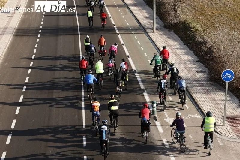 Salamanca recuerda a la joven ciclista Estela Domínguez | FOTOS: David Sañudo