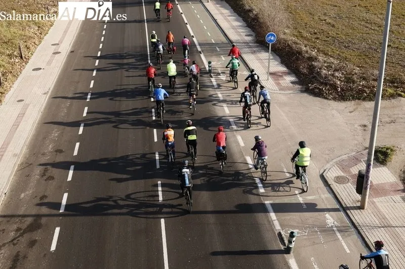 Salamanca recuerda a la joven ciclista Estela Domínguez | FOTOS: David Sañudo
