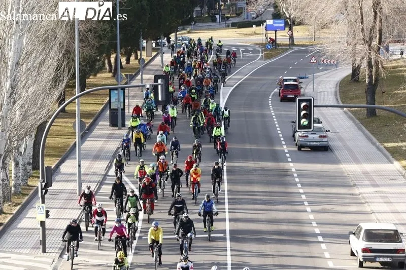 Salamanca recuerda a la joven ciclista Estela Domínguez | FOTOS: David Sañudo