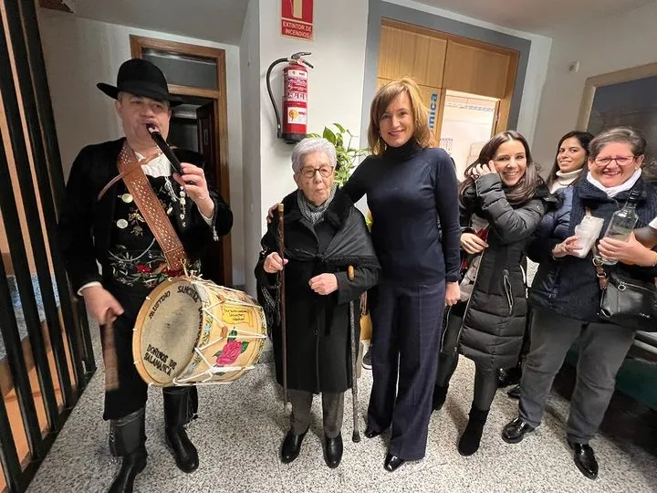 Paulina Borges, aguedera mayor de Carbajosa de la Sagrada