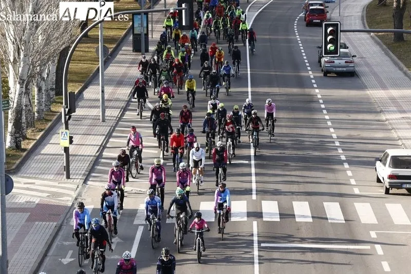 Salamanca recuerda a la joven ciclista Estela Domínguez | FOTOS: David Sañudo