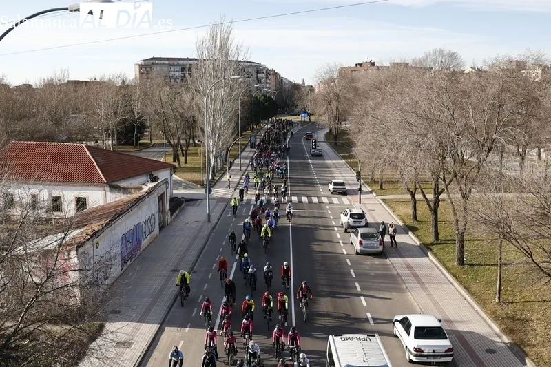 Salamanca recuerda a la joven ciclista Estela Domínguez | FOTOS: David Sañudo