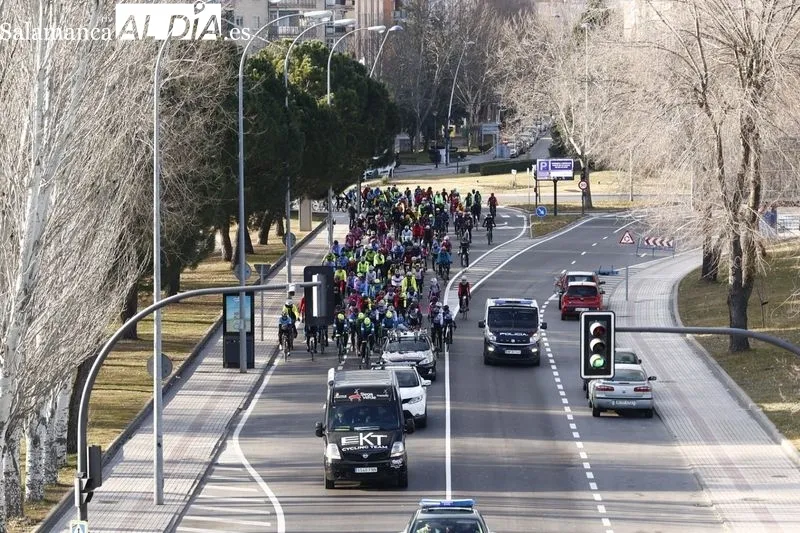 Salamanca recuerda a la joven ciclista Estela Domínguez | FOTOS: David Sañudo