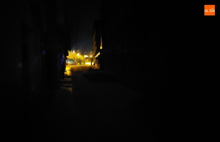 Ciudad Rodrigo sufre un nuevo gran apagón de luz, aunque esta vez no llegó a ser total