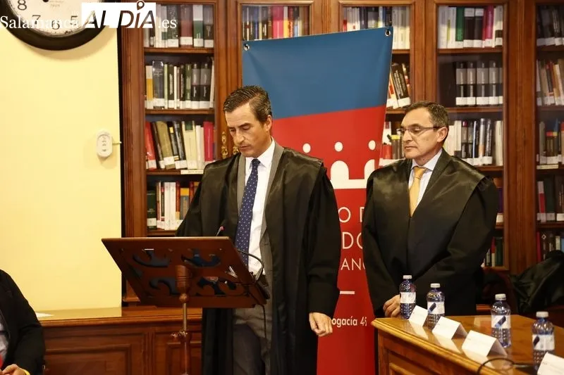 Toman de posesión de los cargos de los nuevos integrantes de la Junta de Gobierno del Colegio de Abogados de Salamanca. Foto de David Sañudo