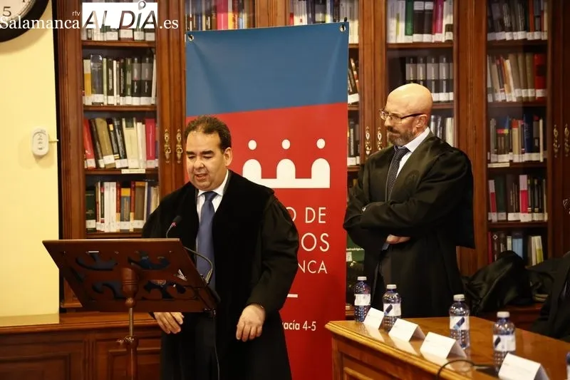 Toman de posesión de los cargos de los nuevos integrantes de la Junta de Gobierno del Colegio de Abogados de Salamanca. Foto de David Sañudo