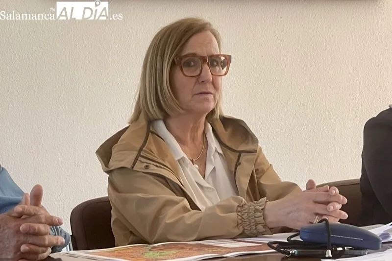 Virginia Barcones, delegada del Gobierno en CyL visitaba hoy una estación de bombeo de la I fase del regadío de la Armuña
