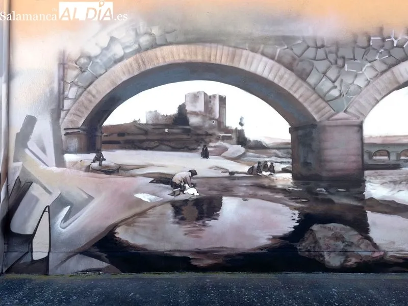 Foto 4 - Un enorme mural para recordar el pasado de este pueblo salmantino