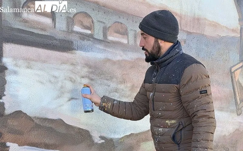 Foto 3 - Un enorme mural para recordar el pasado de este pueblo salmantino