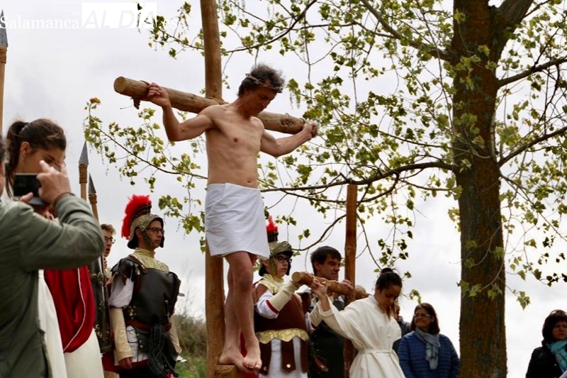 Vuelve el esperado Vía Crucis viviente a la Semana Santa de Villoruela