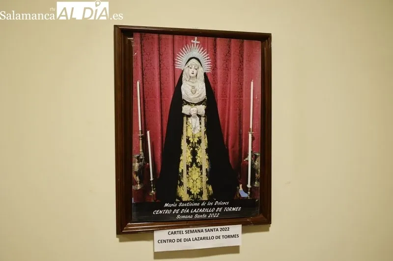 Inauguración de la exposición de fotos de Semana Santa en el centro de día para mayores Lazarillo de Tormes. Fotos: David Sañudo