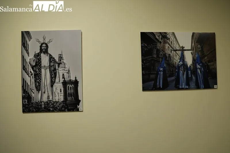 Inauguración de la exposición de fotos de Semana Santa en el centro de día para mayores Lazarillo de Tormes. Fotos: David Sañudo