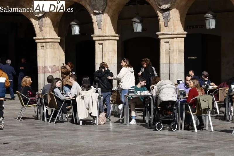 Foto 5 - El buen tiempo en Salamanca llena de ambiente el centro de la ciudad