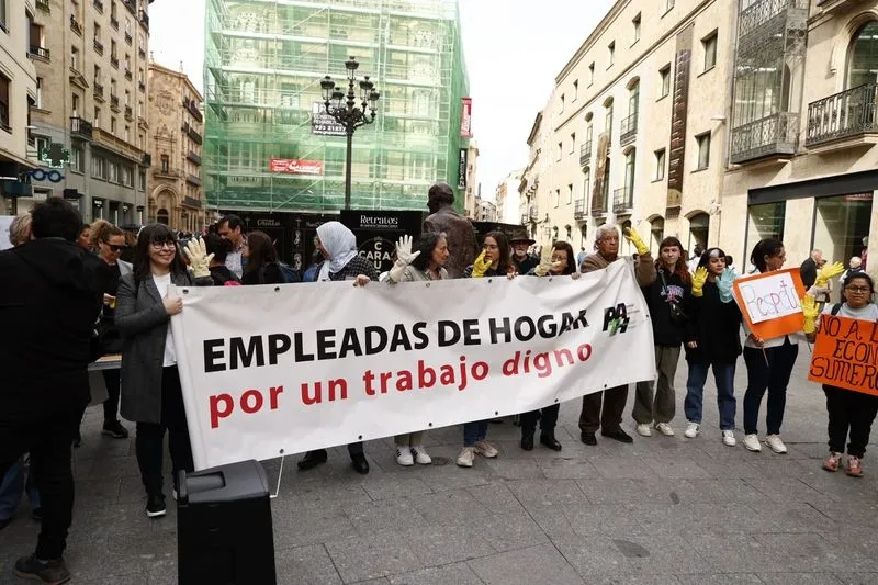 Foto 15 - Jornada reivindicativa en Salamanca por el D&iacute;a Internacional de las Empleadas de Hogar