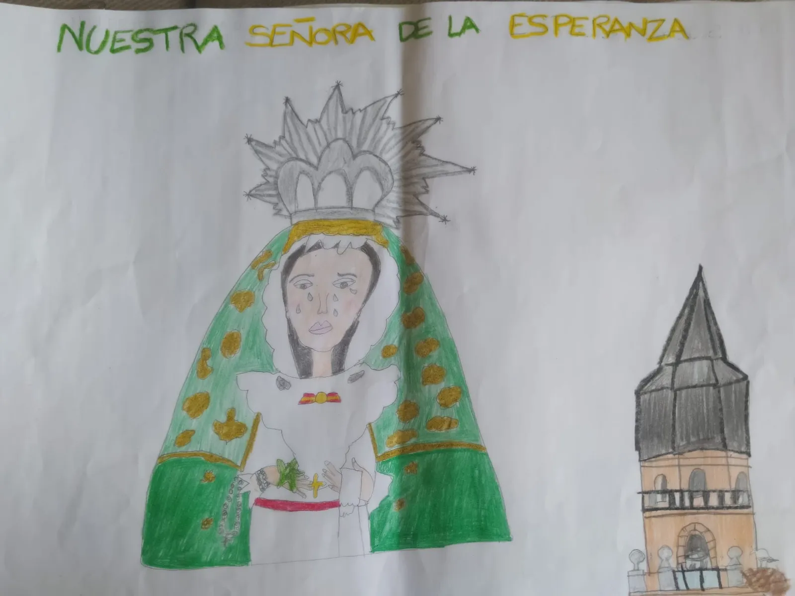 El dibujo de Sofía Sánchez Sánchez era elegido como ganador del II concurso 