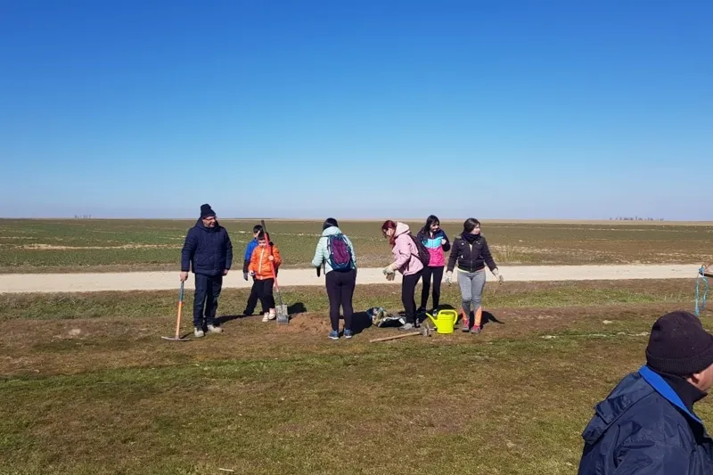 Rágama organizaba este sábado una plantación de arboles