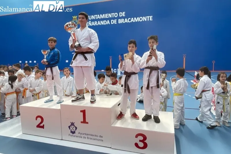 El pabellón acogía este sábado el I Open de Karate Ciudad de Peñaranda