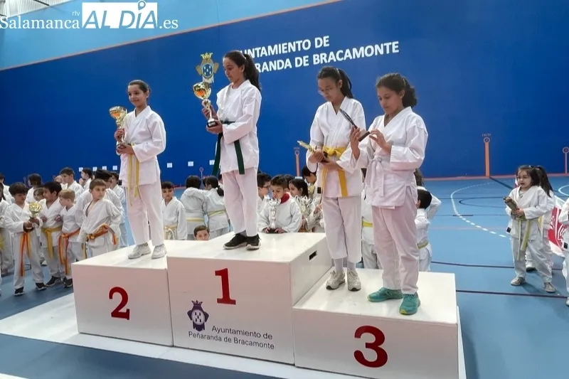 El pabellón acogía este sábado el I Open de Karate Ciudad de Peñaranda