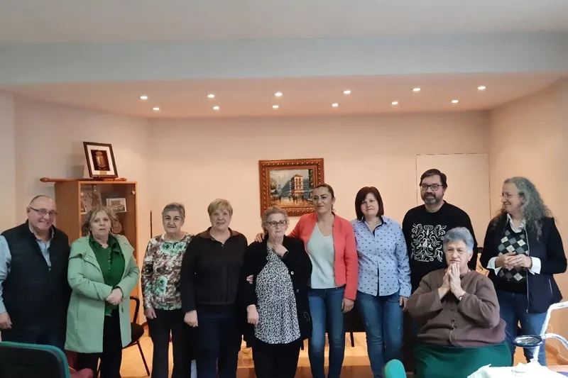 Virginia Barcones ha visitado Villoruela este miércoles