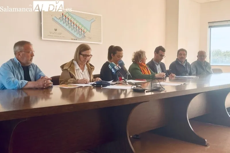 Virginia Barcones, delegada del Gobierno en CyL visitaba hoy una estación de bombeo de la I fase del regadío de la Armuña