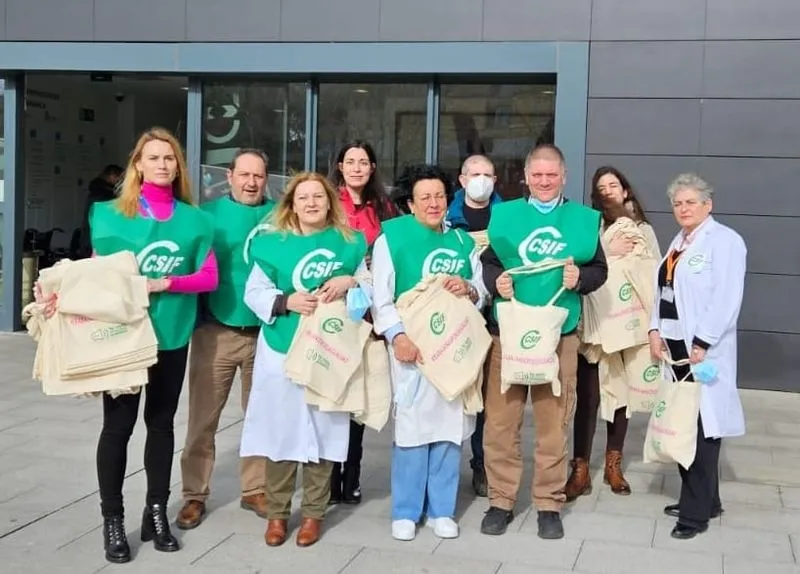 Una de la concentraciones de CSIF en Salamanca