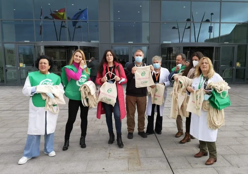 Una de la concentraciones de CSIF en Salamanca