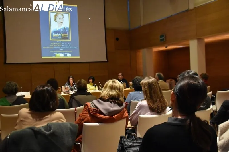 Presentación de dos noveles de Mercedes Formica en el Centro Documental de la Memoria Histórica, en Salamanca. Fotografías: Fernando Sánchez Gómez.