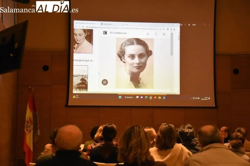 Presentación de dos noveles de Mercedes Formica en el Centro Documental de la Memoria Histórica, en Salamanca. Fotografías: Fernando Sánchez Gómez.