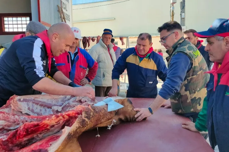 Foto 7 - Aldeaseca disfruta en las calles con la tradici&oacute;n a trav&eacute;s de su V Matanza T&iacute;pica