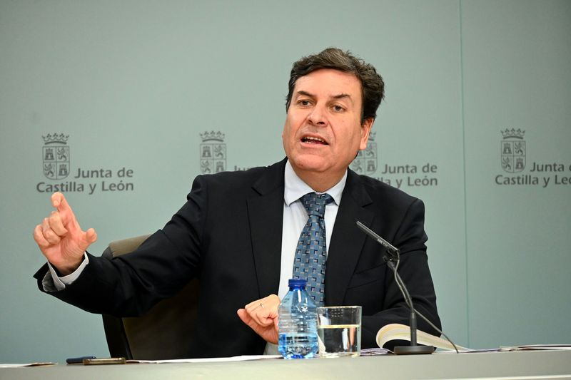 El consejero de Economía y Hacienda, así como portavoz de la Junta de Castilla y León, Carlos Fernández Carriedo