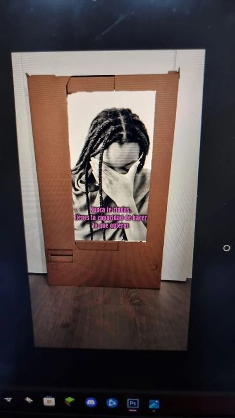 Decoración por el Día de la Mujer en el IES Federico García Bernalt