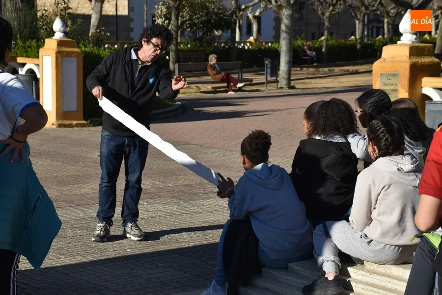Foto 5 - Escolares de Pozuelo de Alarc&oacute;n se acercan a Ciudad Rodrigo para conocerla astron&oacute;micamente