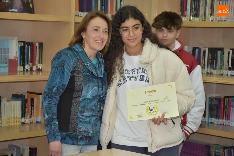 Foto 4 - El IES Tierra de Ciudad Rodrigo premia a sus mejores clasificados en el &lsquo;Tour de Mates&rsquo;
