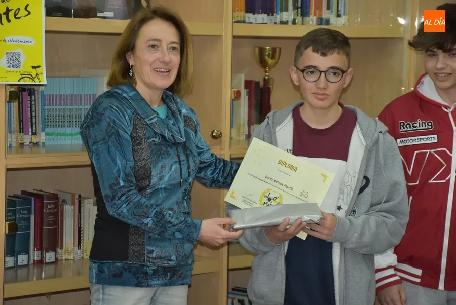 Foto 5 - El IES Tierra de Ciudad Rodrigo premia a sus mejores clasificados en el &lsquo;Tour de Mates&rsquo;