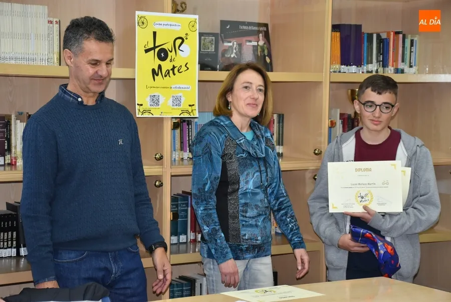 Foto 7 - El IES Tierra de Ciudad Rodrigo premia a sus mejores clasificados en el &lsquo;Tour de Mates&rsquo;