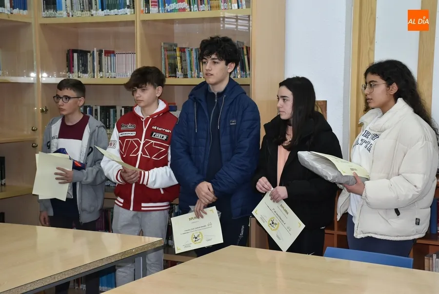 Foto 9 - El IES Tierra de Ciudad Rodrigo premia a sus mejores clasificados en el &lsquo;Tour de Mates&rsquo;