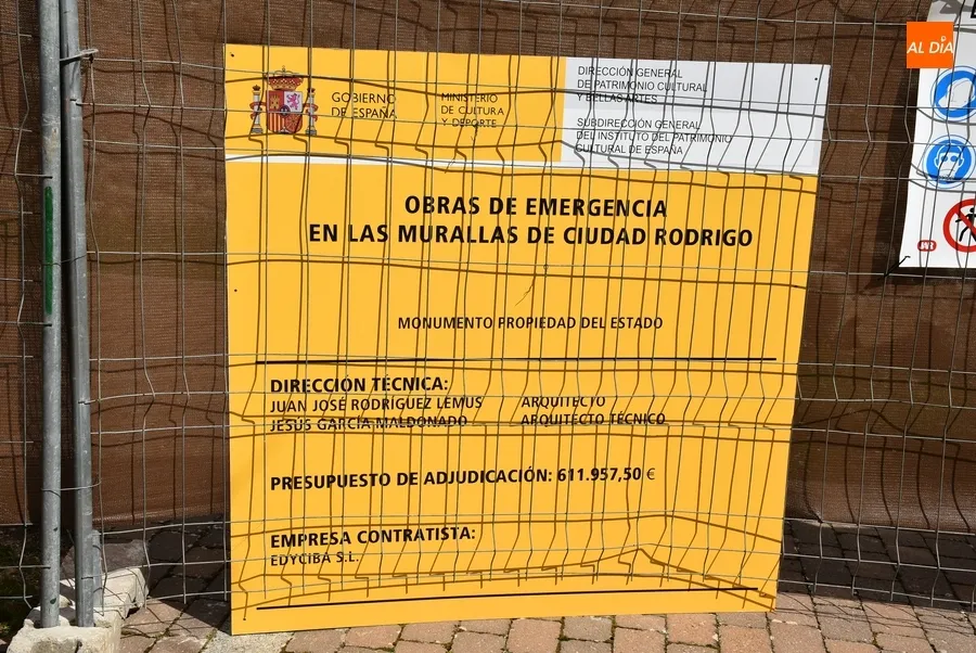 Foto 2 - Adjudicadas a una empresa mirobrigense las obras de emergencia en la muralla