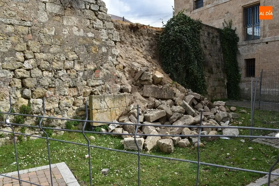 Foto 3 - Adjudicadas a una empresa mirobrigense las obras de emergencia en la muralla