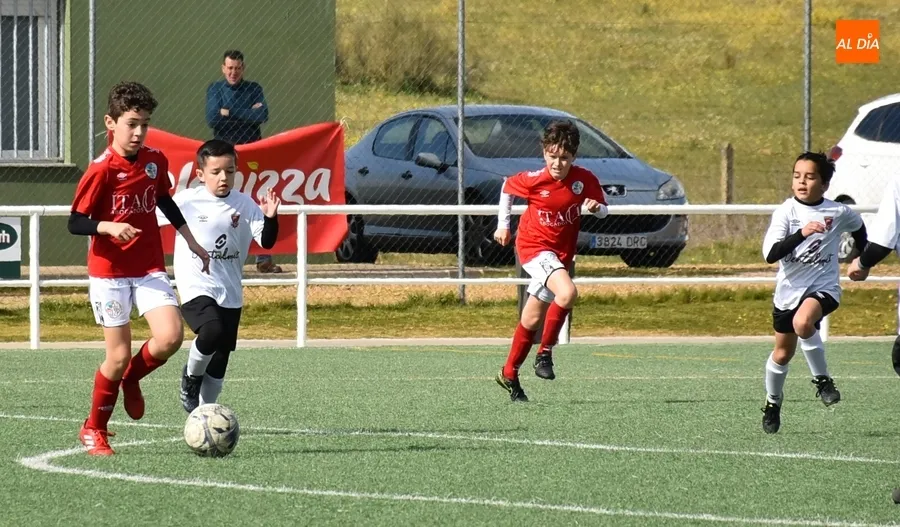 Foto 4 - El Benjam&iacute;n B del Ciudad Rodrigo deja en 18 partidos su espectacular racha sin hincar la rodilla