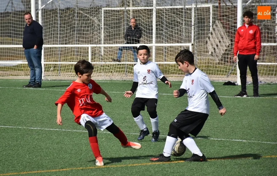 Foto 6 - El Benjam&iacute;n B del Ciudad Rodrigo deja en 18 partidos su espectacular racha sin hincar la rodilla