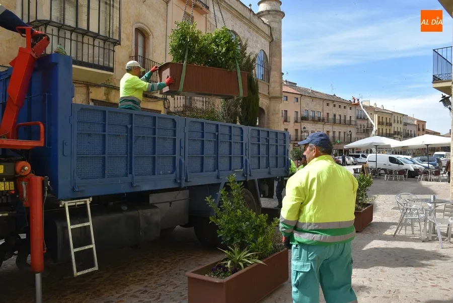 Foto 4 - Retornan tras el Carnaval los ca&ntilde;ones de la Plaza y m&uacute;ltiples jardineras