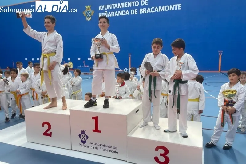 El pabellón acogía este sábado el I Open de Karate Ciudad de Peñaranda