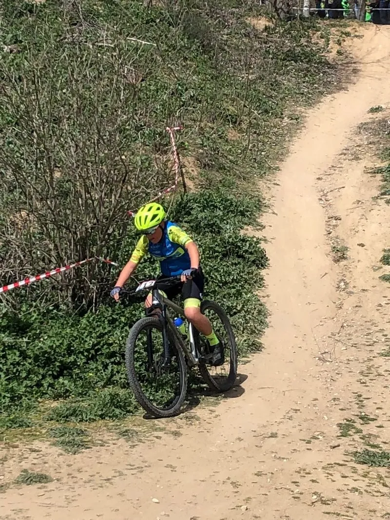 Escuela de Ciclismo Salmantina en el Memorial Estela Domínguez de Arroyo de la Encomienda, incluido en la Copa de Castilla y León de Escuelas de BTT