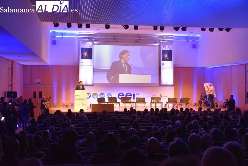 Presentación en el Palacio de Congresos, en Salamanca, de la Estrategia de Emprendimiento e Innovación de Castilla y León 2027. Foto de Vanesa Martins