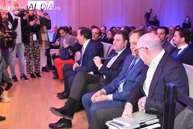 Presentación en el Palacio de Congresos, en Salamanca, de la Estrategia de Emprendimiento e Innovación de Castilla y León 2027. Foto de Vanesa Martins