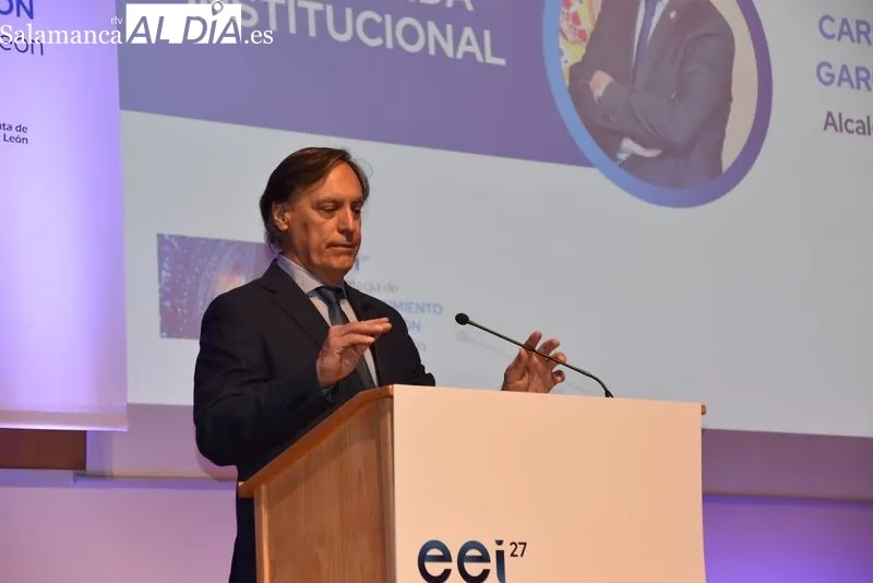 Presentación en el Palacio de Congresos, en Salamanca, de la Estrategia de Emprendimiento e Innovación de Castilla y León 2027. Foto de Vanesa Martins