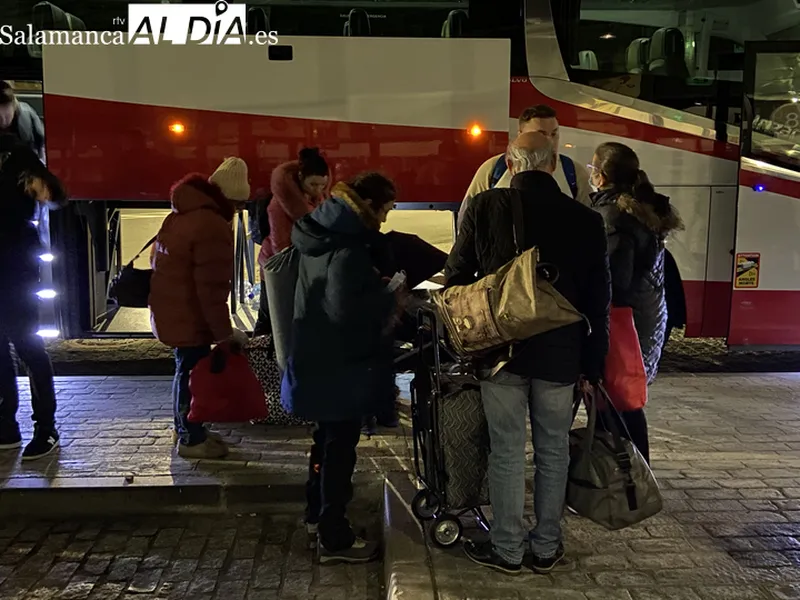 Llegada de los primeros refugiados ucranianos a Salamanca