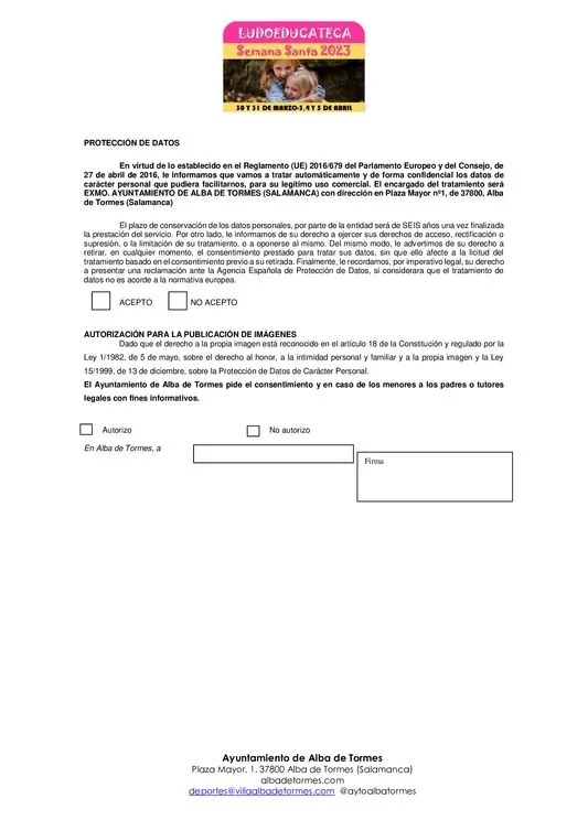 Foto 5 - Abierto el plazo de inscripci&oacute;n para la Ludoeducateca en Semana Santa