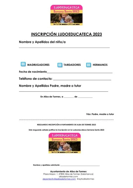 Foto 3 - Abierto el plazo de inscripci&oacute;n para la Ludoeducateca en Semana Santa
